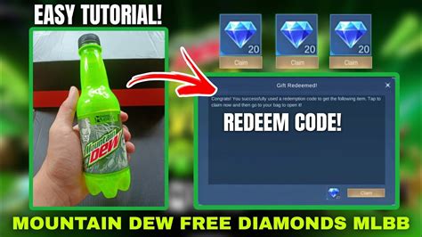 mountain dew code mlbb